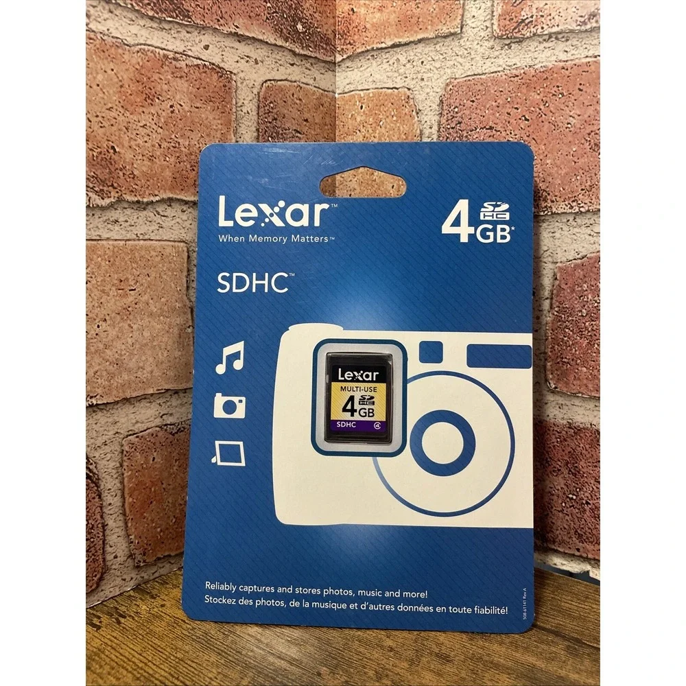 LEXAR™ When Memory Matters™ 4GB Memory Card SDHC™ - NIP